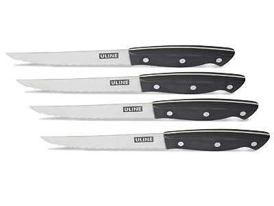 Uline Steak Knives Ergo Chef pro series Series III 4 piece Steak KNives