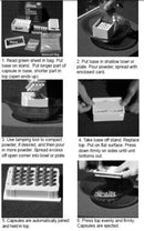 THE CAPSULE MACHINE Filling Filler POWDER HERBS VITAMINS PILLS MEDICATION Size 1