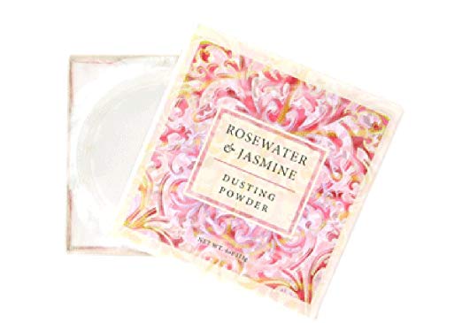 Greenwich Bay Trading Co. Dusting Powder, Rosewater & Jasmine,4 Ounce,