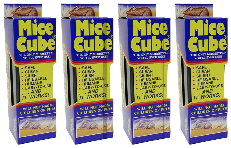 Mice Cube 4 Pk - Reusable Humane Mouse Trap