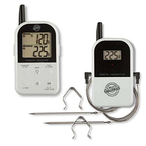 Grill Grate Et732 White Bbq Wireless Smoker Meat Thermometer