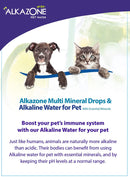 Alkazone Alkaline Multi Mineral Drops for Cats and Dogs | Mineral Rich Alkaline Drops | Tasteless & Flavorless | 1 Pack Yields 10 Gallons | Serving Size 3 Drops | 120 Serving (3 Pack)