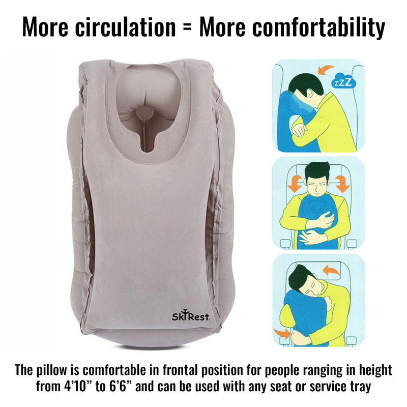 skyrest®️-inflatable-travel-pillow-ergonomic-design-gray