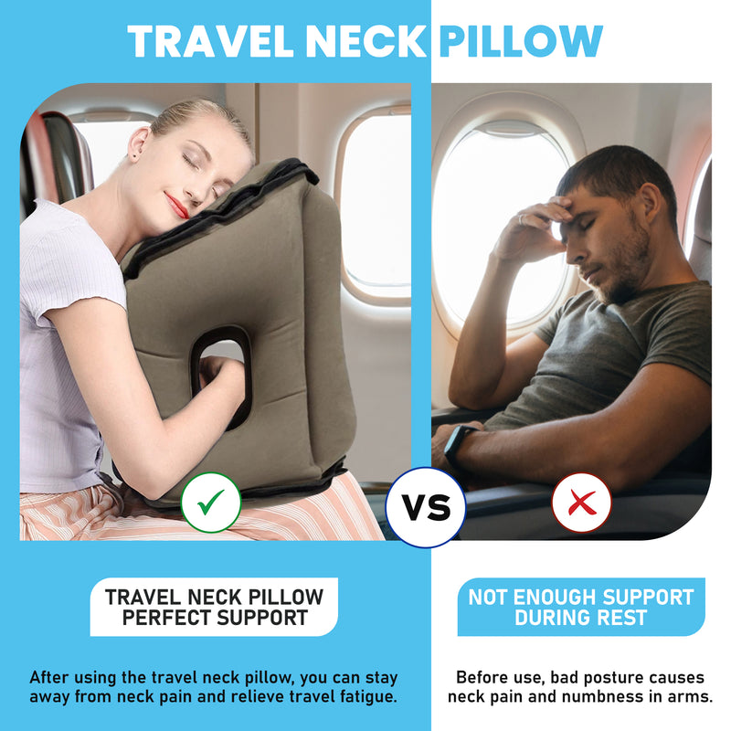 skyrest®️-inflatable-travel-pillow-hollow-design-gray