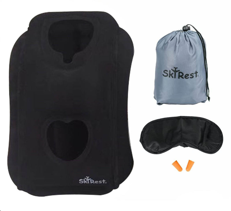 skyrest-inflatable-travel-pillow-for-airplane-car-black